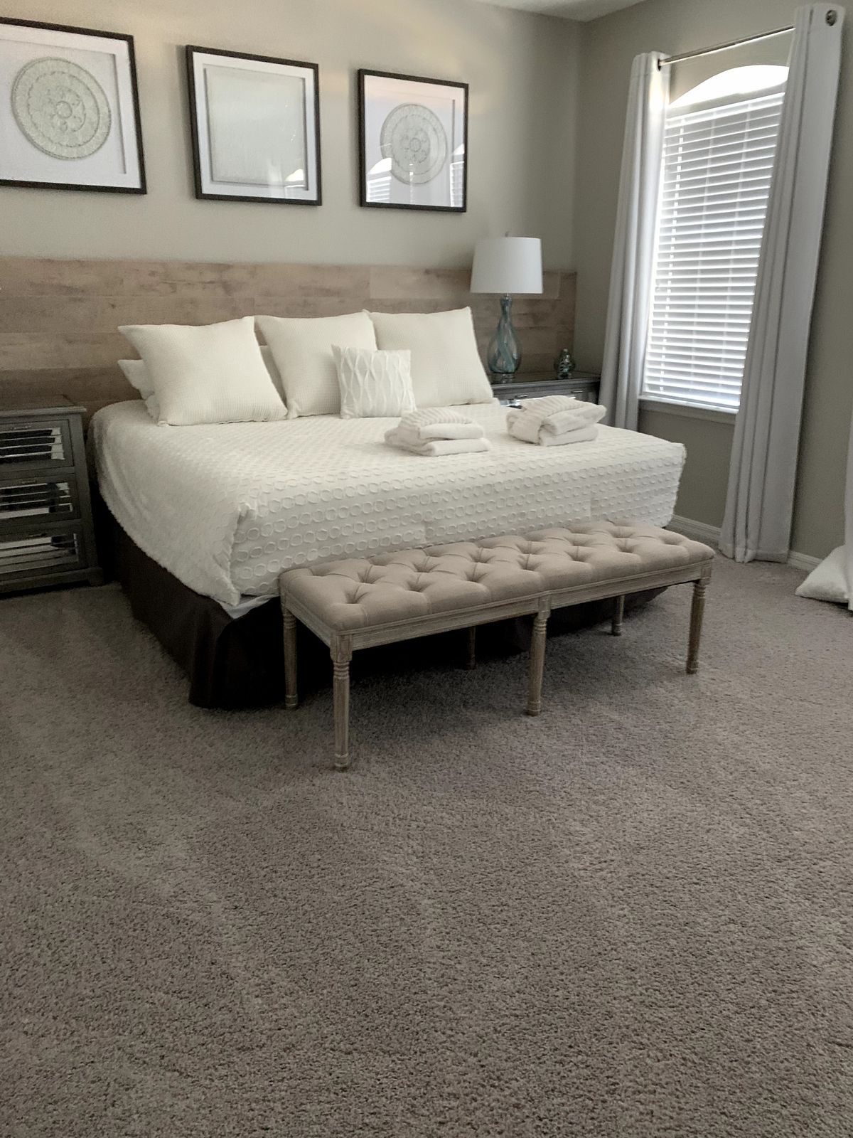 Bedroom after cleaning