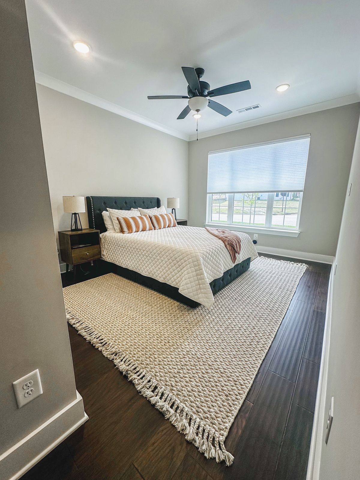 Bedroom after cleaning