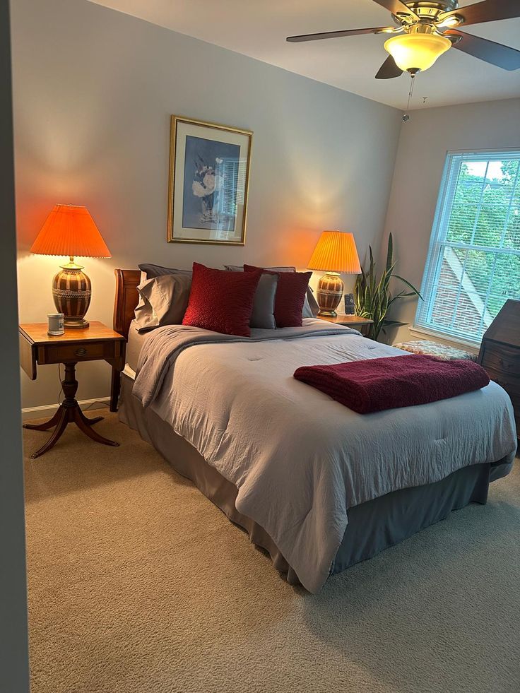 Bedroom after cleaning