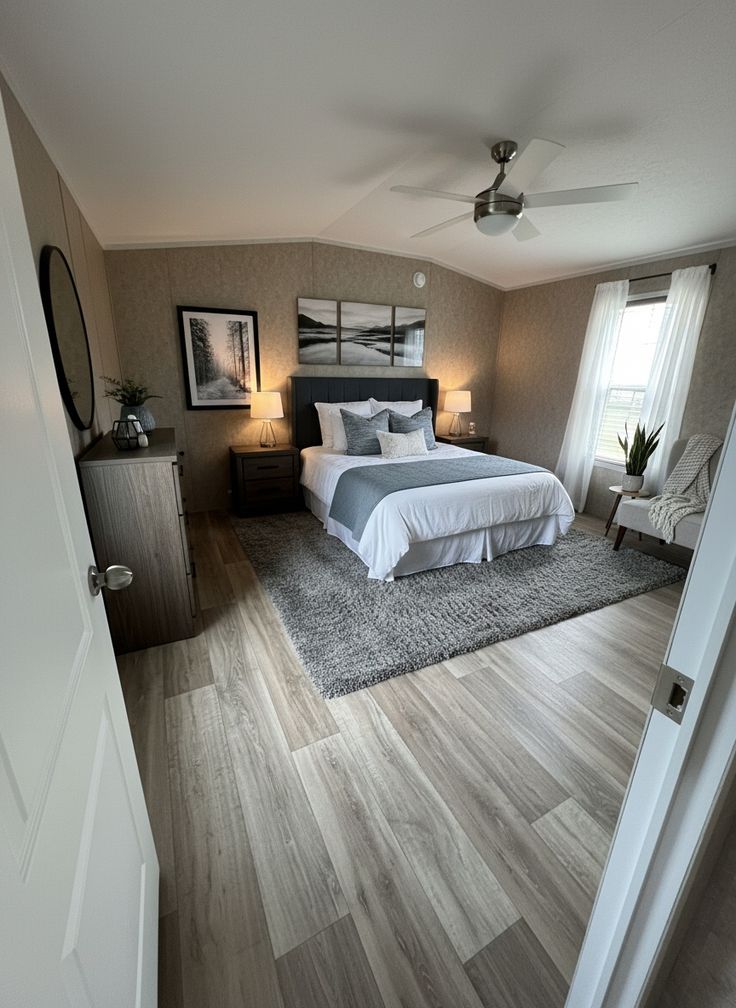 Bedroom after cleaning