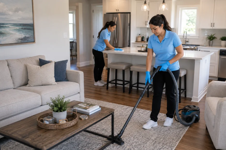 The Crest Cleaning Company team at work
