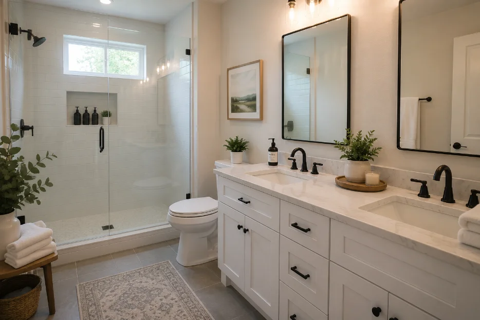 Deep clean — detailed kitchen and bathroom cleaning