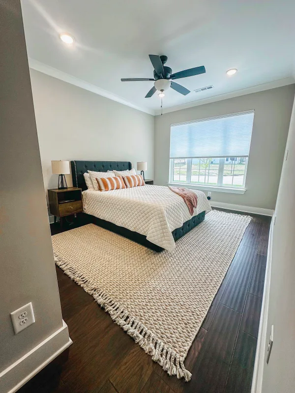 Bedroom after cleaning