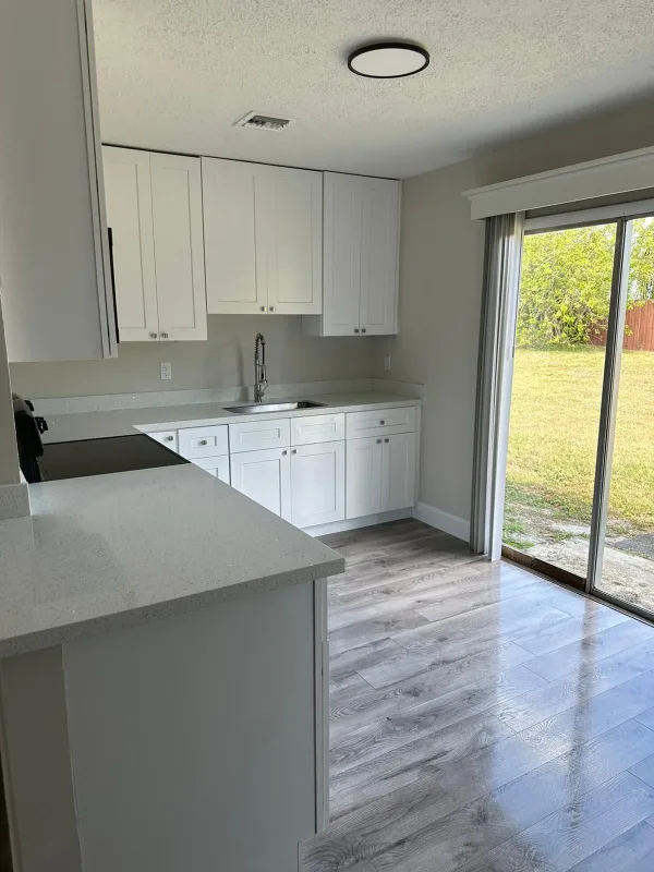 Kitchen after cleaning