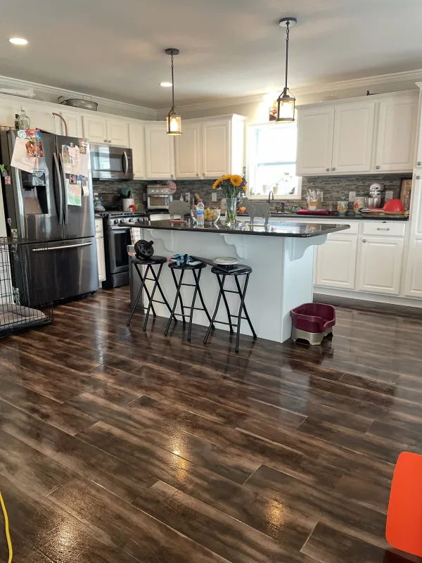 Kitchen after standard cleaning